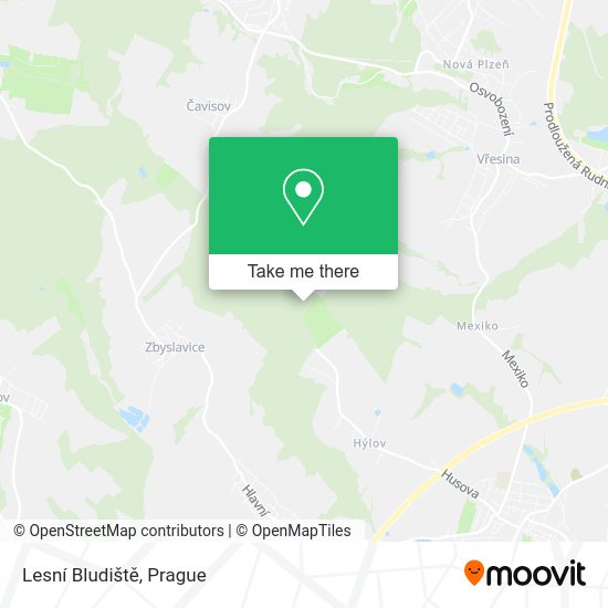 Lesní Bludiště map