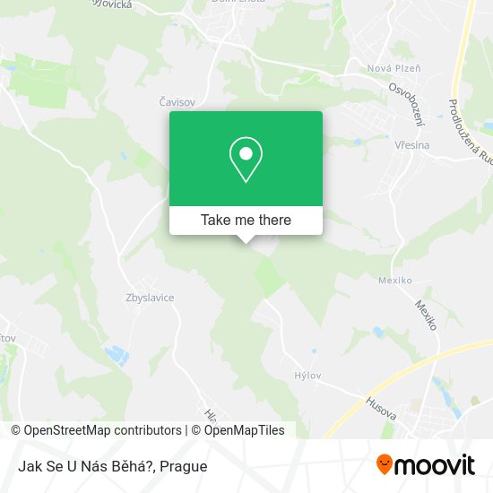 Карта Jak Se U Nás Běhá?