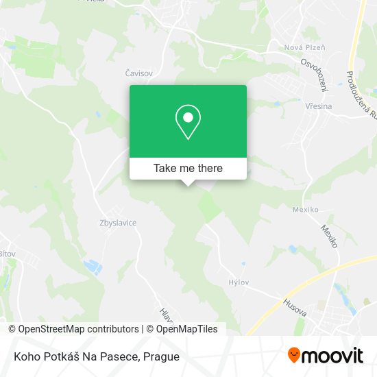 Карта Koho Potkáš Na Pasece