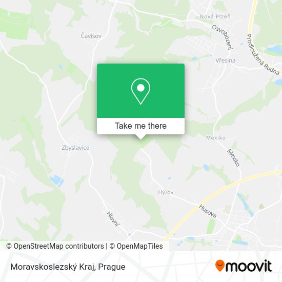 Moravskoslezský Kraj map