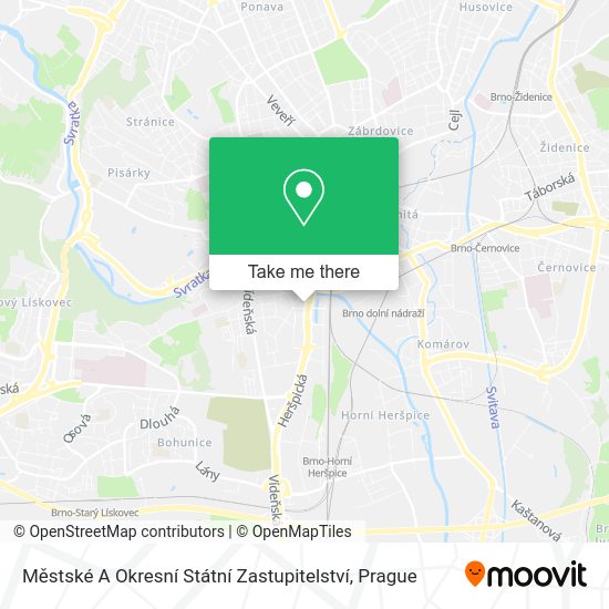 Městské A Okresní Státní Zastupitelství map