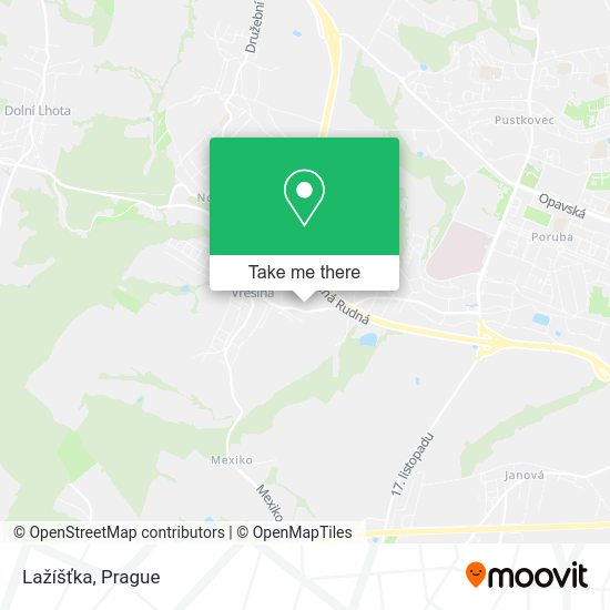 Lažíšťka map