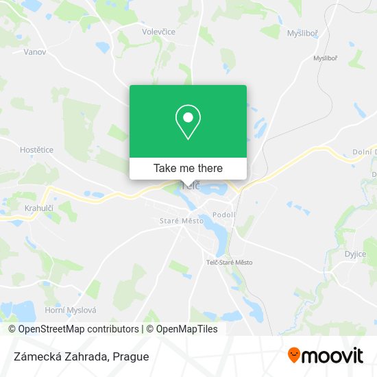 Zámecká Zahrada map