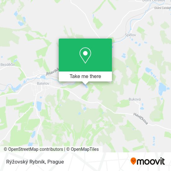 Rýžovský Rybník map