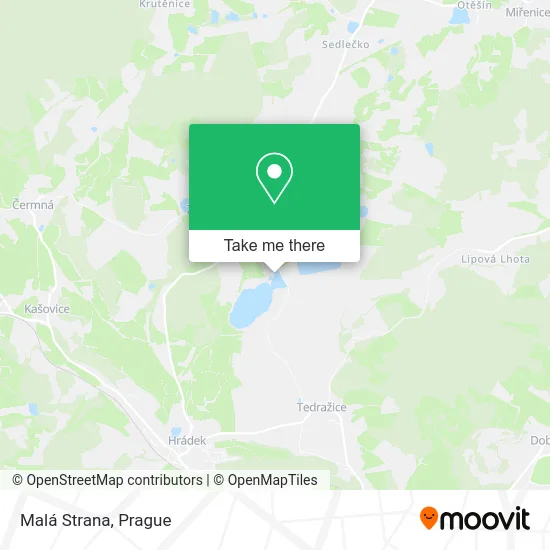 Карта Malá Strana