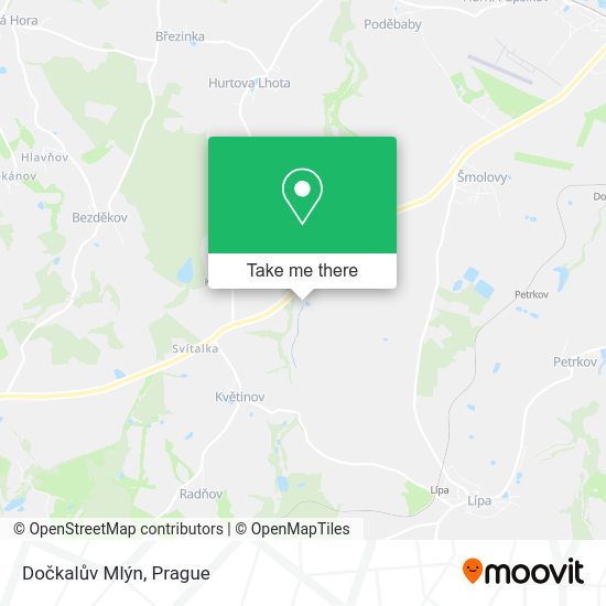 Dočkalův Mlýn map