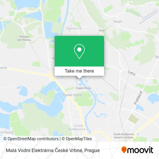 Malá Vodní Elektrárna České Vrbné map