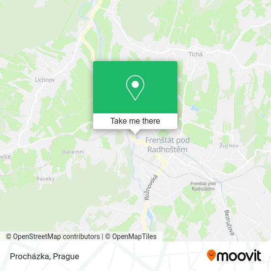 Карта Procházka