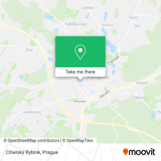Cihelský Rybník map