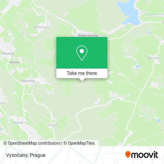 Карта Vysočany