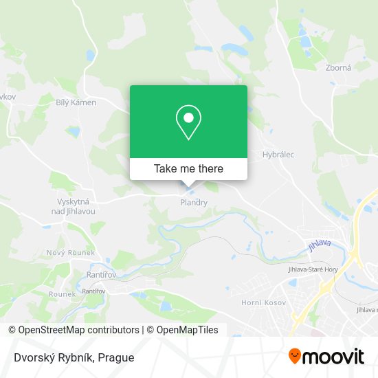 Dvorský Rybník map