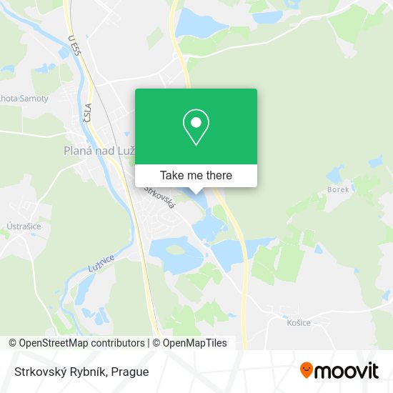 Strkovský Rybník map