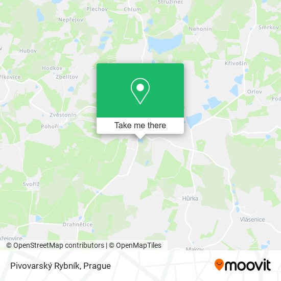 Pivovarský Rybník map