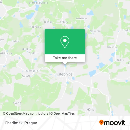 Карта Chadimák