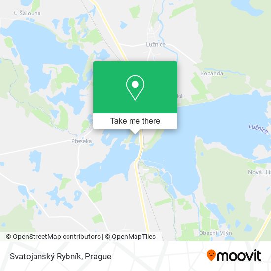 Svatojanský Rybník map