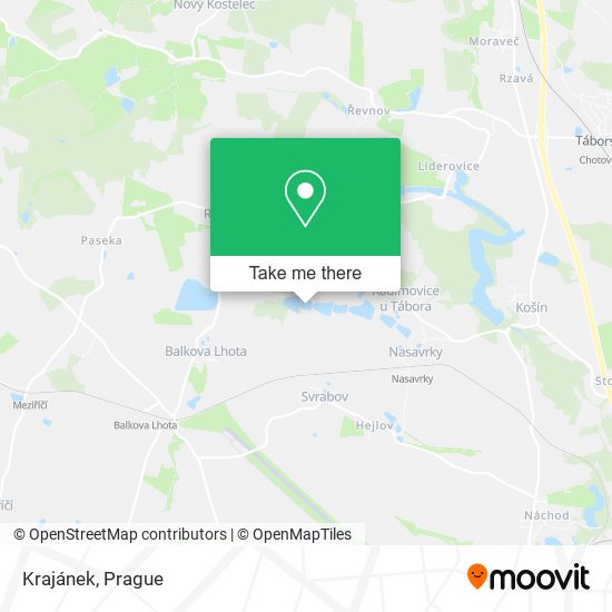 Карта Krajánek