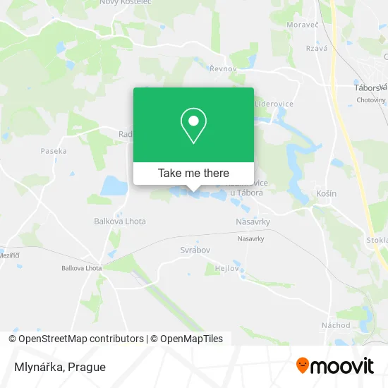 Карта Mlynářka