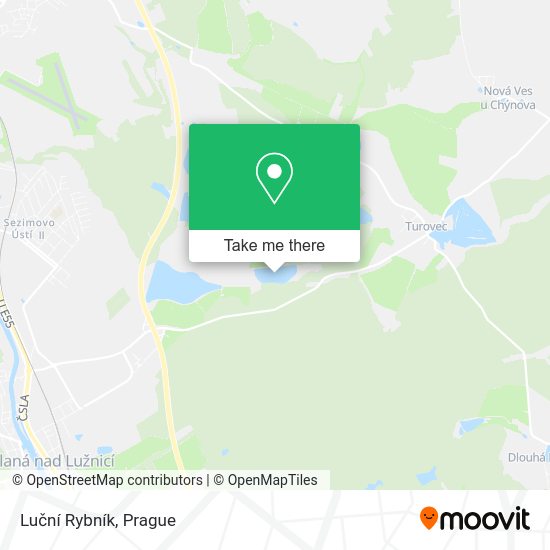 Luční Rybník map