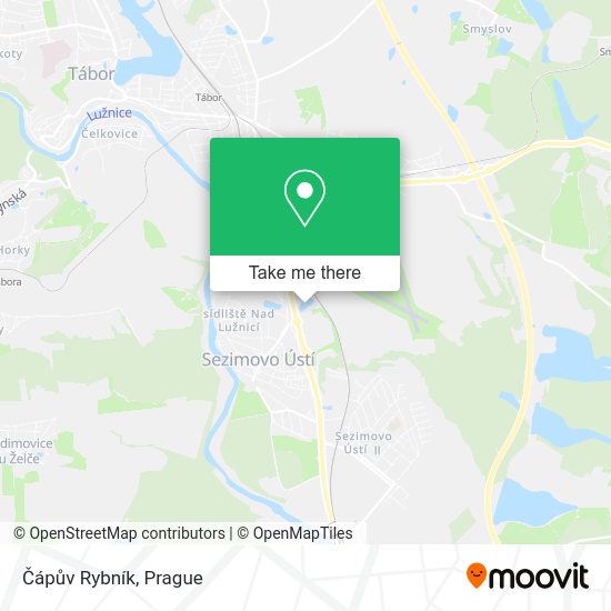 Čápův Rybník map