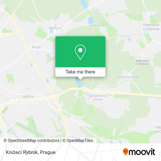 Knižecí Rybník map