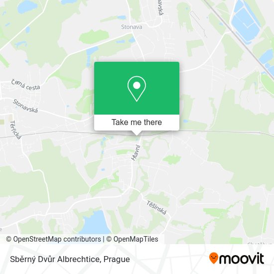 Sběrný Dvůr Albrechtice map