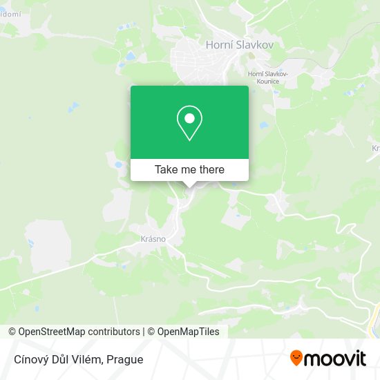 Cínový Důl Vilém map