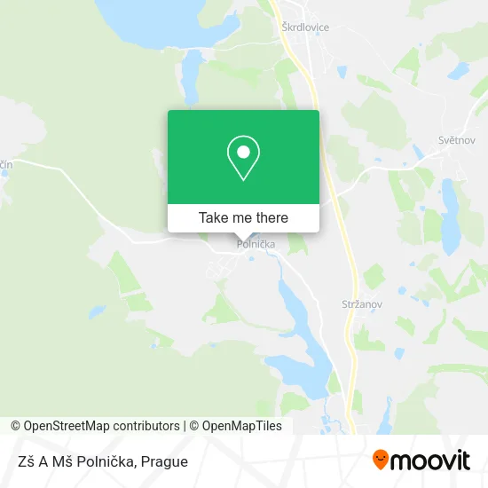 Карта Zš A Mš Polnička