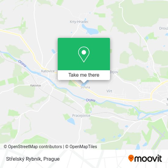 Střelský Rybník map