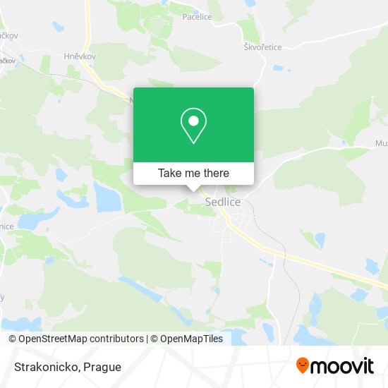 Strakonicko map