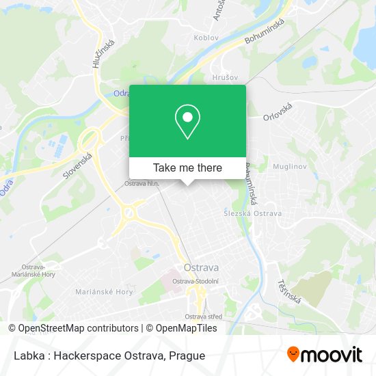 Labka : Hackerspace Ostrava map