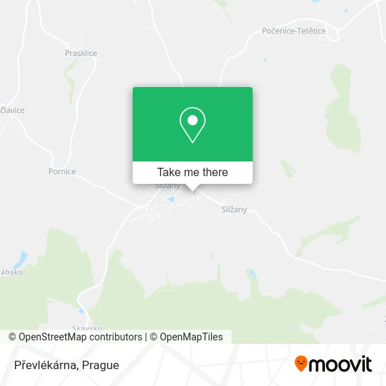 Карта Převlékárna