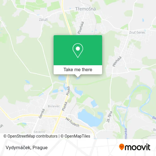 Карта Vydymáček