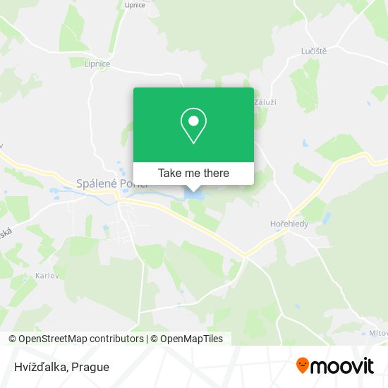 Hvížďalka map