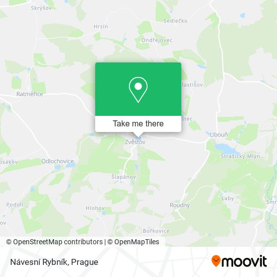 Návesní Rybník map
