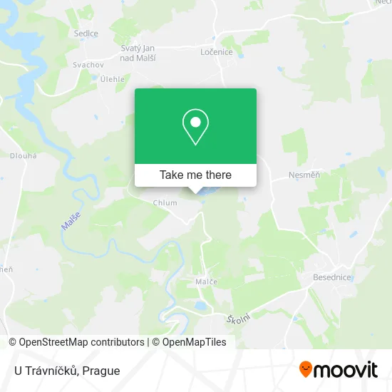 Карта U Trávníčků