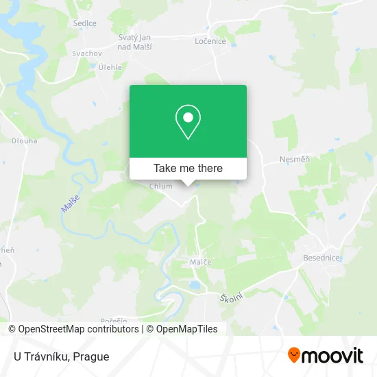 Карта U Trávníku