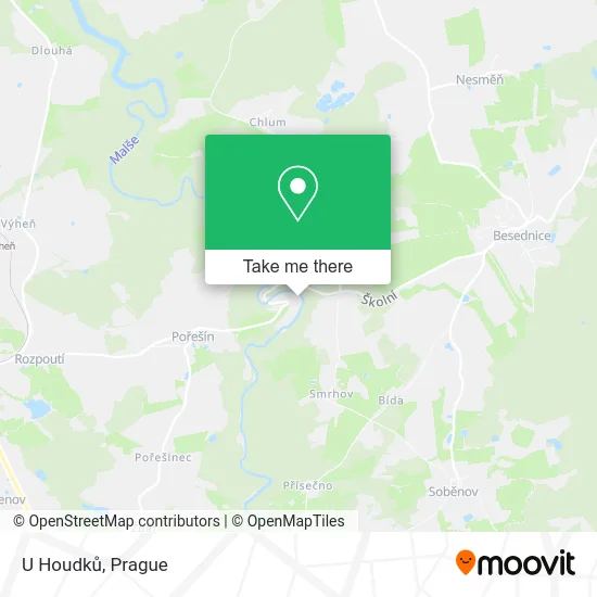 Карта U Houdků