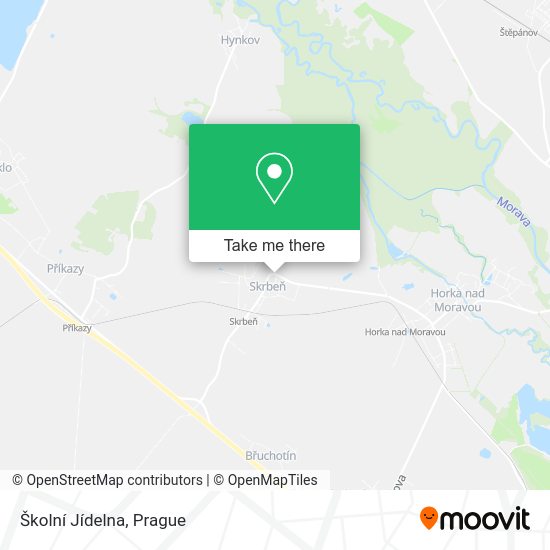 Školní Jídelna map