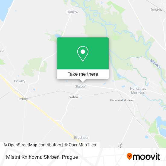 Místní Knihovna Skrbeň map