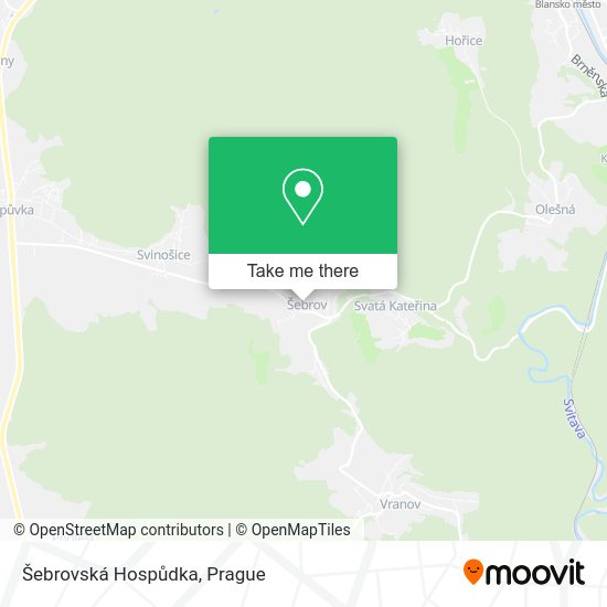 Šebrovská Hospůdka map