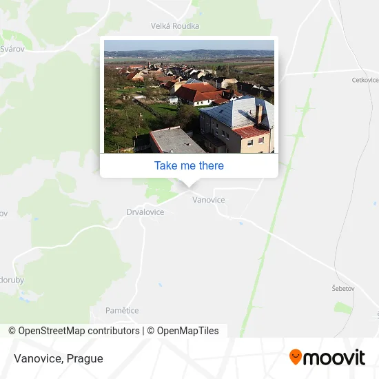 Карта Vanovice