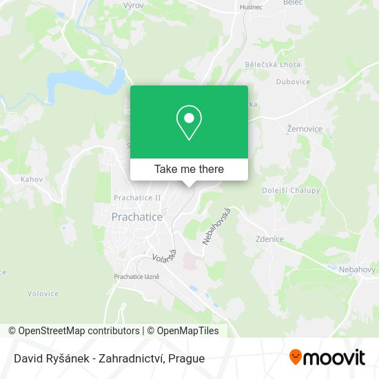 David Ryšánek - Zahradnictví map
