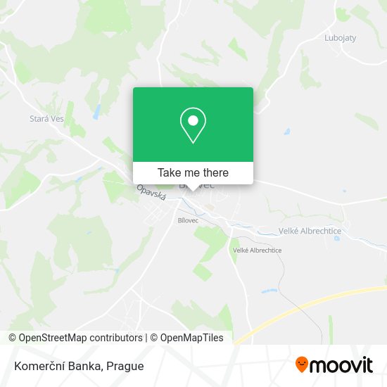 Komerční Banka map