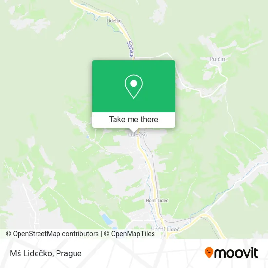 Карта Mš Lidečko