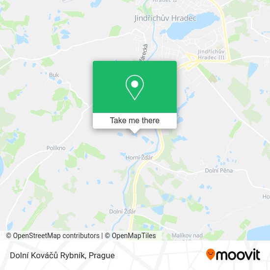 Dolní Kováčů Rybník map