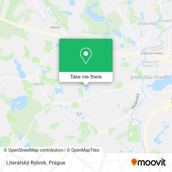 Literátský Rybník map