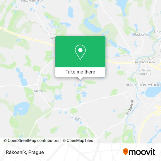Карта Rákosník
