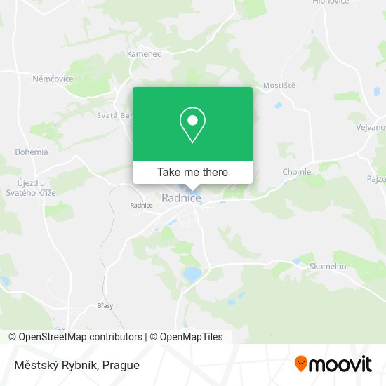 Městský Rybník map