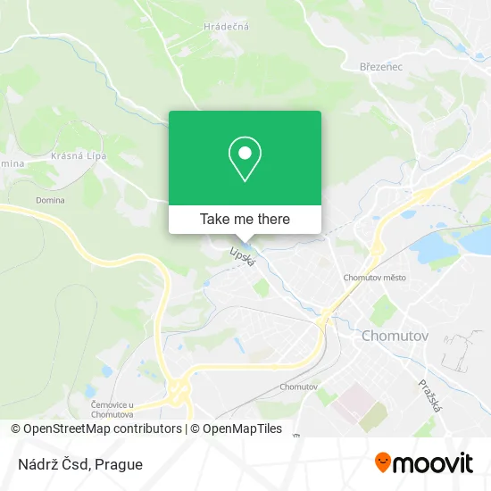 Карта Nádrž Čsd