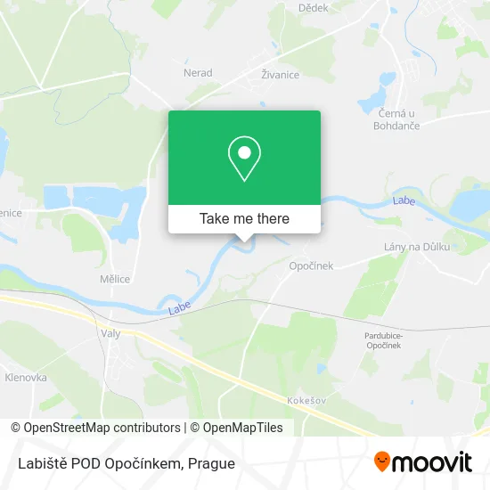 Labiště POD Opočínkem map